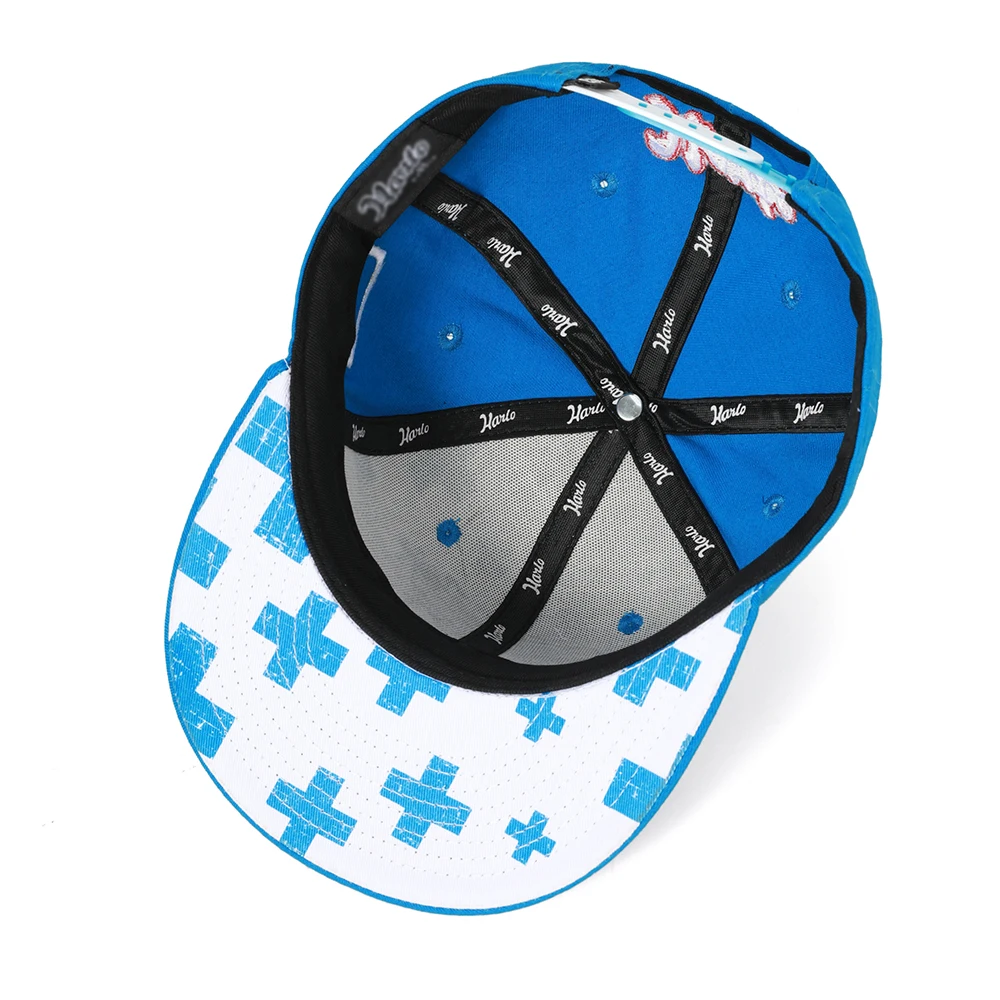 Customized logo hot sale hip hop caps 6 panel street dancing hat ODM OEM Digital transfer printing snapback caps