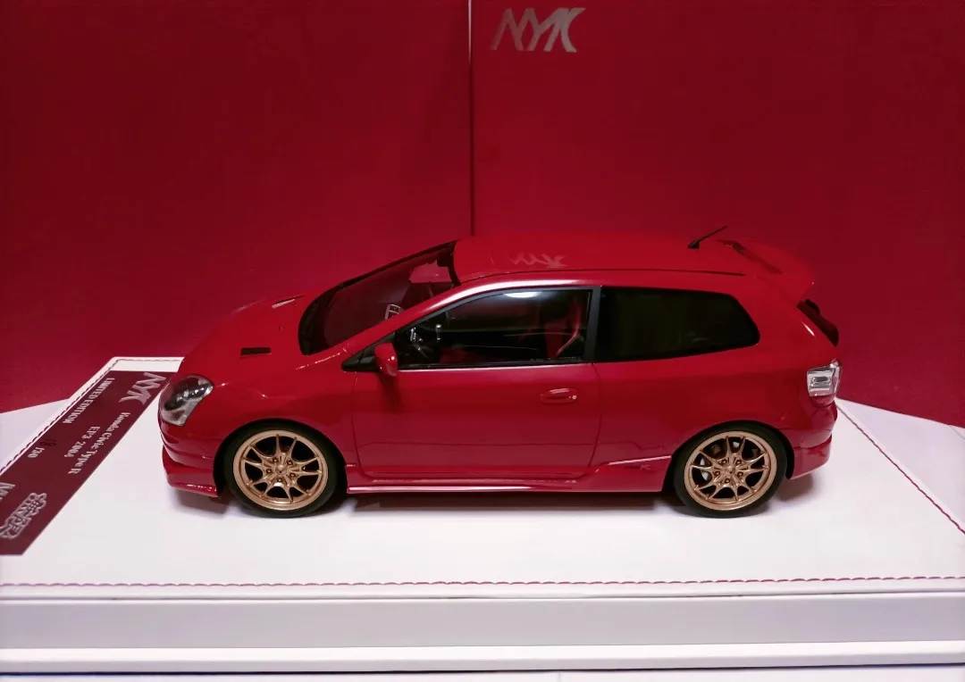 AMC 1:18 Unlimited Civic Coupe Model Mugen Civic Type R EP3 Red