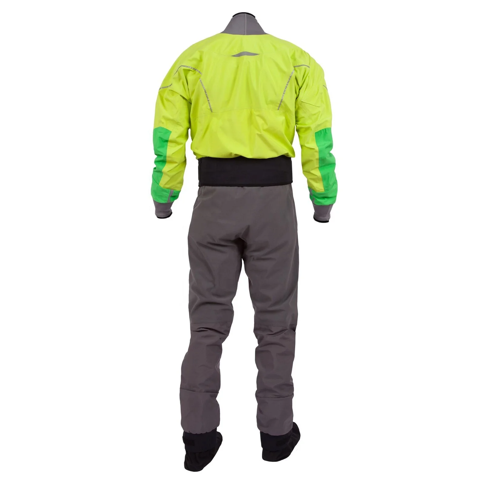 Men Latex Neck Front Zip Dry Suit Kayaking Paddling Rafting Suits Waterproof Breathable Drysuit