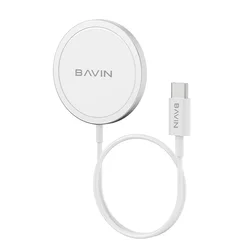 BAVIN CB215 Universal Magnetic Qi 5W 10W Smart Wireless charger wireless magnetic induction charger for iphone