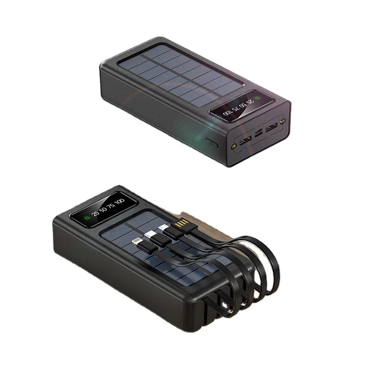 Подарок 20000 м зарядка от солнечной энергии кабель 10000ma Land Rover Кемпинг лампы мобильный источник питания Заводский непосредственный