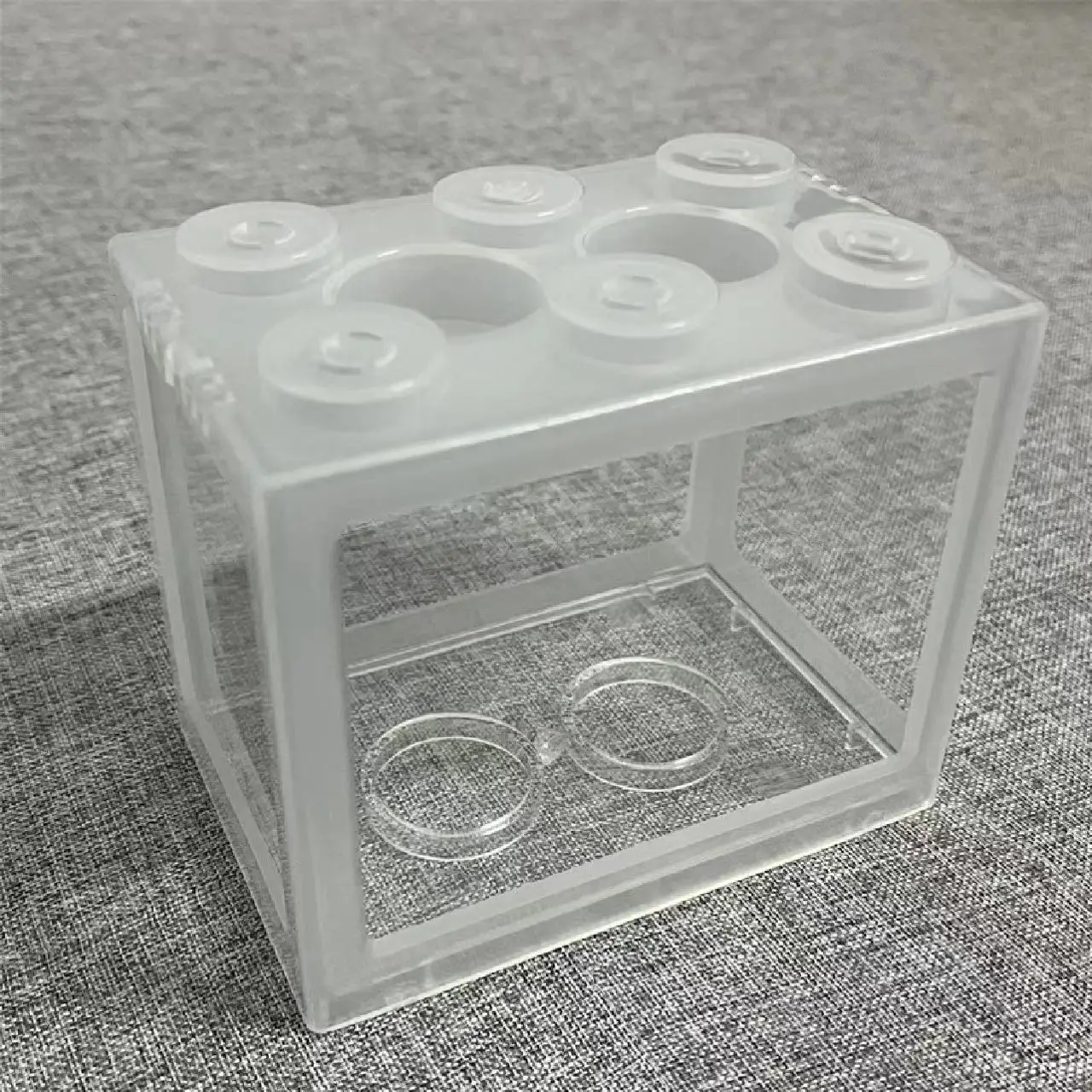 Mini Aquarium Betta Fish Tank With Usb Led Lighting Small Aquarium Office Viewing Transparent Acrylic Fish Tank