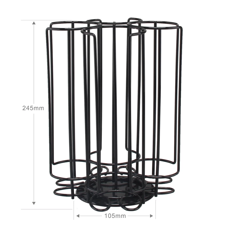 Wholesale 52pcs Bronze Powder Coating Tassimo Coffee Capsule Display Rack