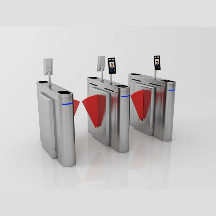 China Manufacturer Flap Barrier Gate Access Control Flap Barrier Gate  with RFID For Gym