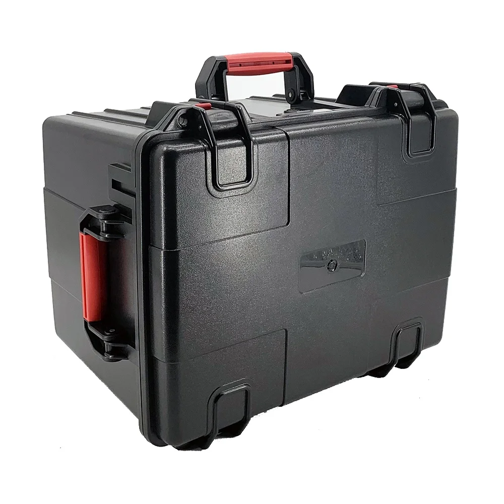 Hard Shell Square Plastic Equipment Flight Case with Pick N Pluck Foam Sturdy ABS Material Tool Protecting Case