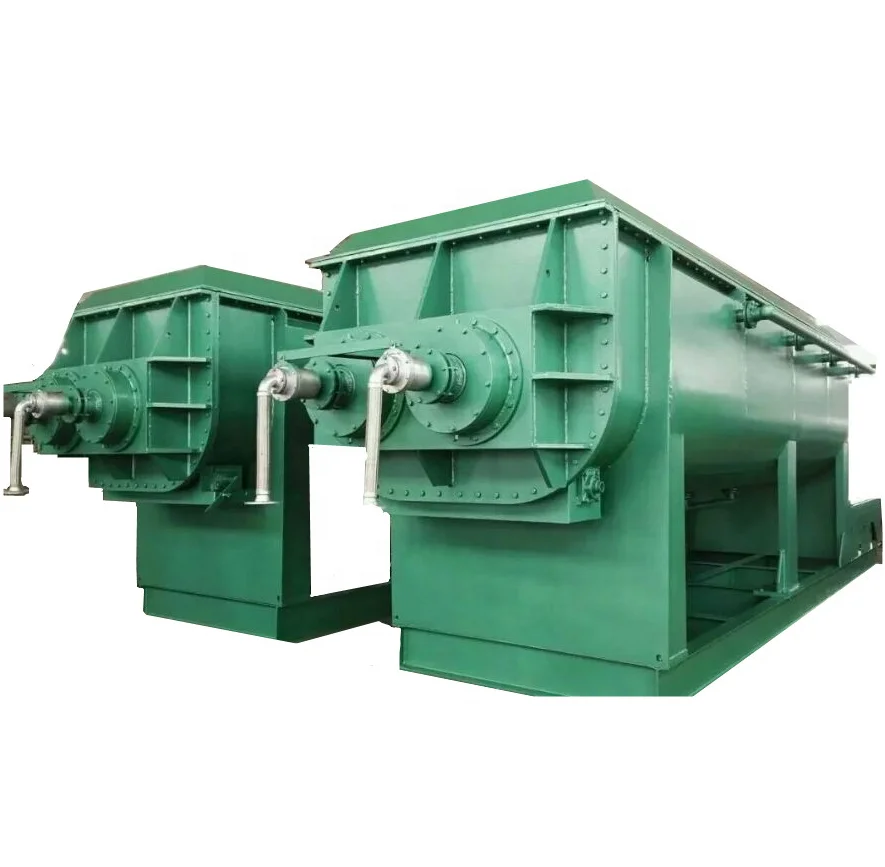 KJG Series Horizontal Hollow Propeller Paddle Dryer for Calcium Carbonate Dehydrator