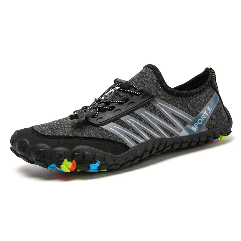 Custom Logo Adult Unisex Flat Water Outdoor Swimming  Beach Diving Shoes Water Walking  Aqua Shoes For Men