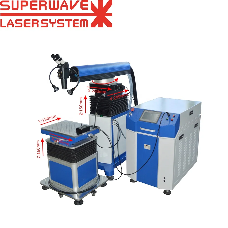 Copper wires cold mould laser welding machine laser mould repairing machine