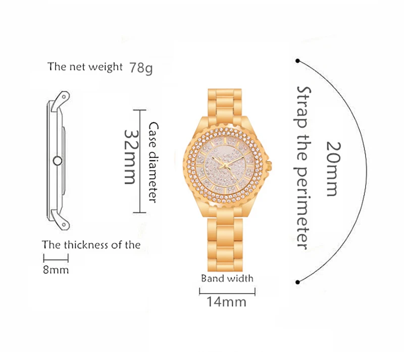 Watches Custom Design Top Brand Luxury Ladies Casual Stainless Steel Charm Watch Waterproof Fashion Wrist For Women