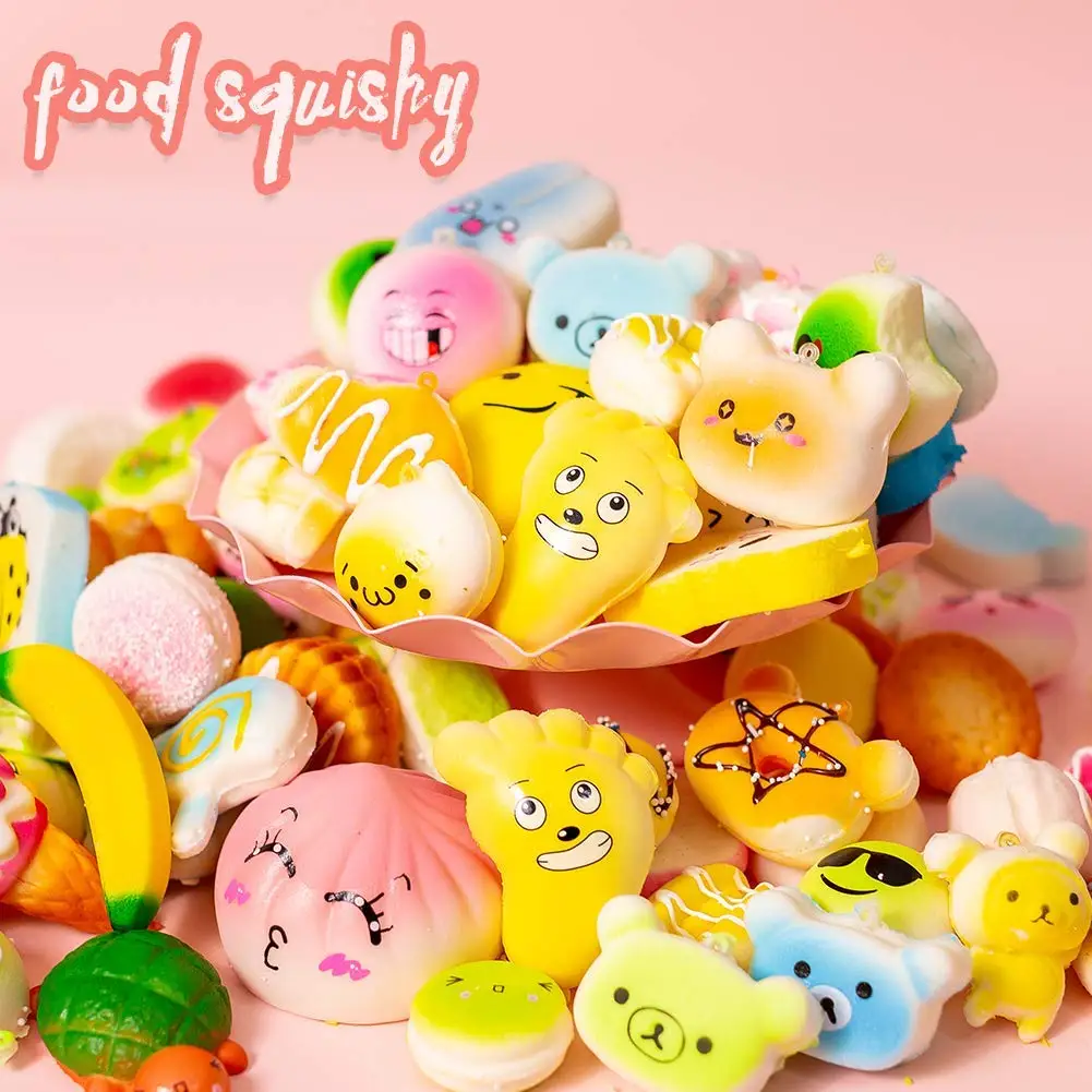 PT Trending Products 2024 New Arrivals Squishies Toys Random Jumbo Medium Mini Slow Rising Kawaii Squishy Squeeze Toys