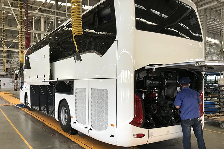  Горячая Распродажа Yaxing левый привод 51 сиденье CNG туристический дизайн роскошный автобус larga