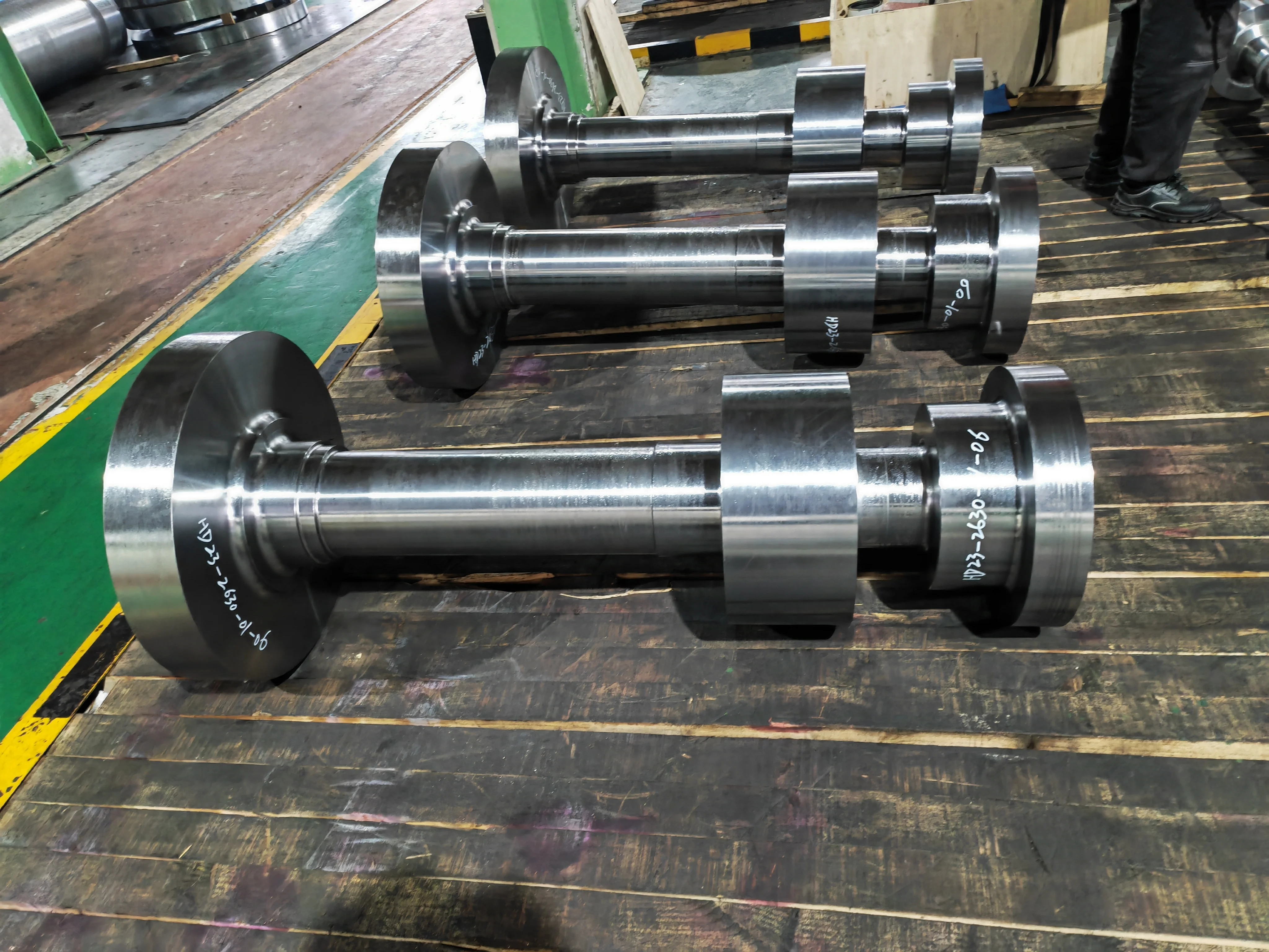 OEM Customized  gas turbine spare parts Forging stainless Steel DIN ASTM A471 Rotor Shaft Forged Shaft