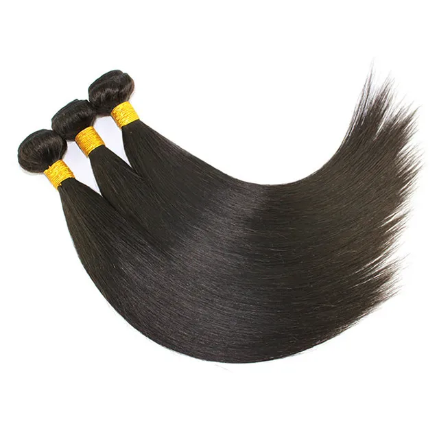 24 Hours fast shipment high quality virgin peruvian human cuticle aligned straight hair weave bundles vendors for wholesale
