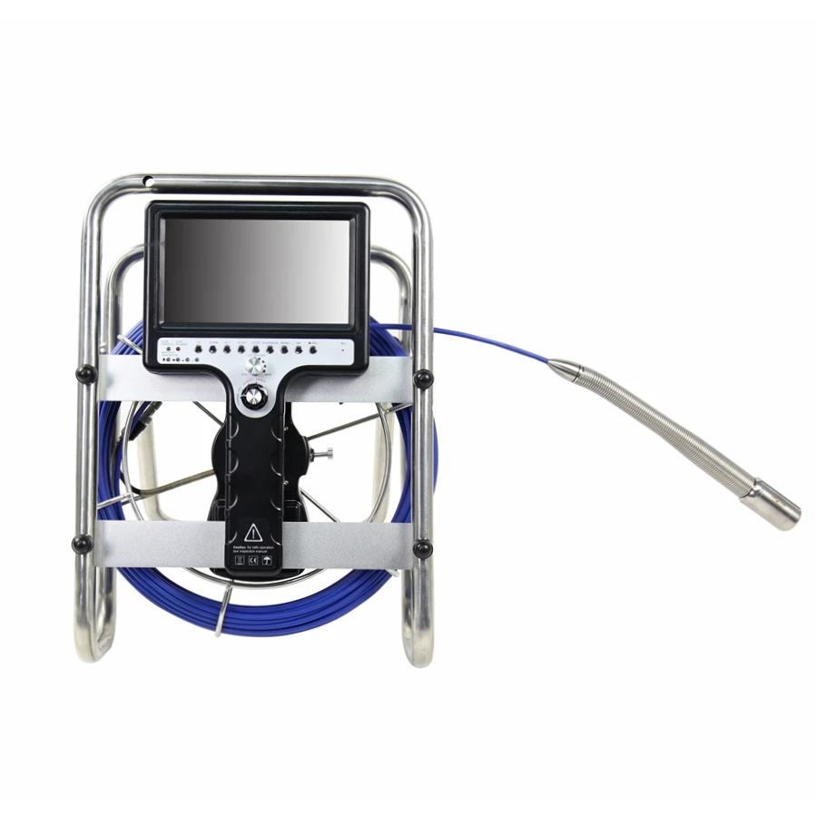 28mm 30m Cable Drain Sewer Industrial Endoscope Video Plumbing Inspection Camera with 7inch LCD Monitor