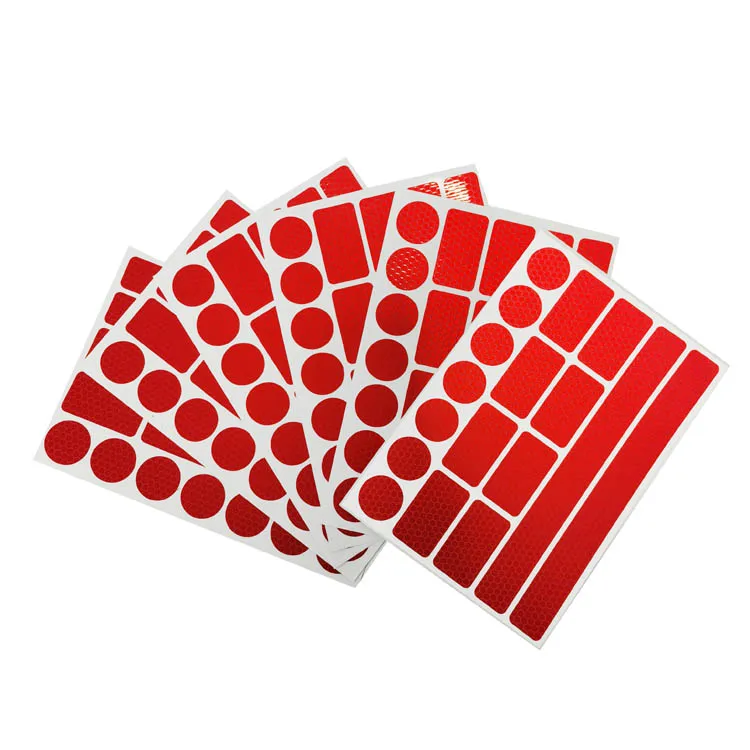 Custom Reflective Wheel Sticker Reflective Sticker Sheets for Bicycle