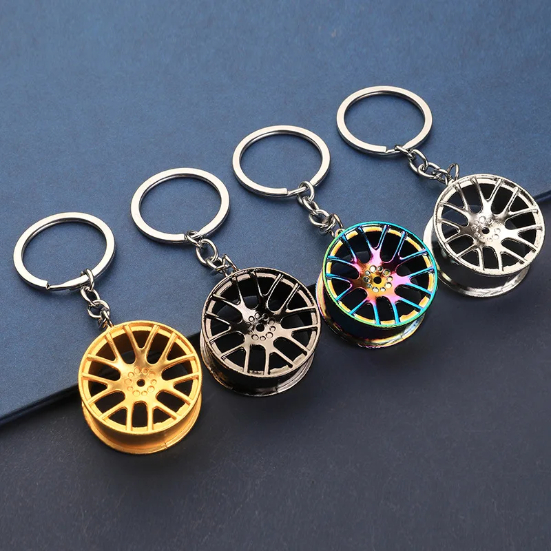 Creative Car Speed Gearbox Gear Head Keychain Manual Transmission Lever Metal Keyring Car Bicycle Refitting Pendant Key Holder