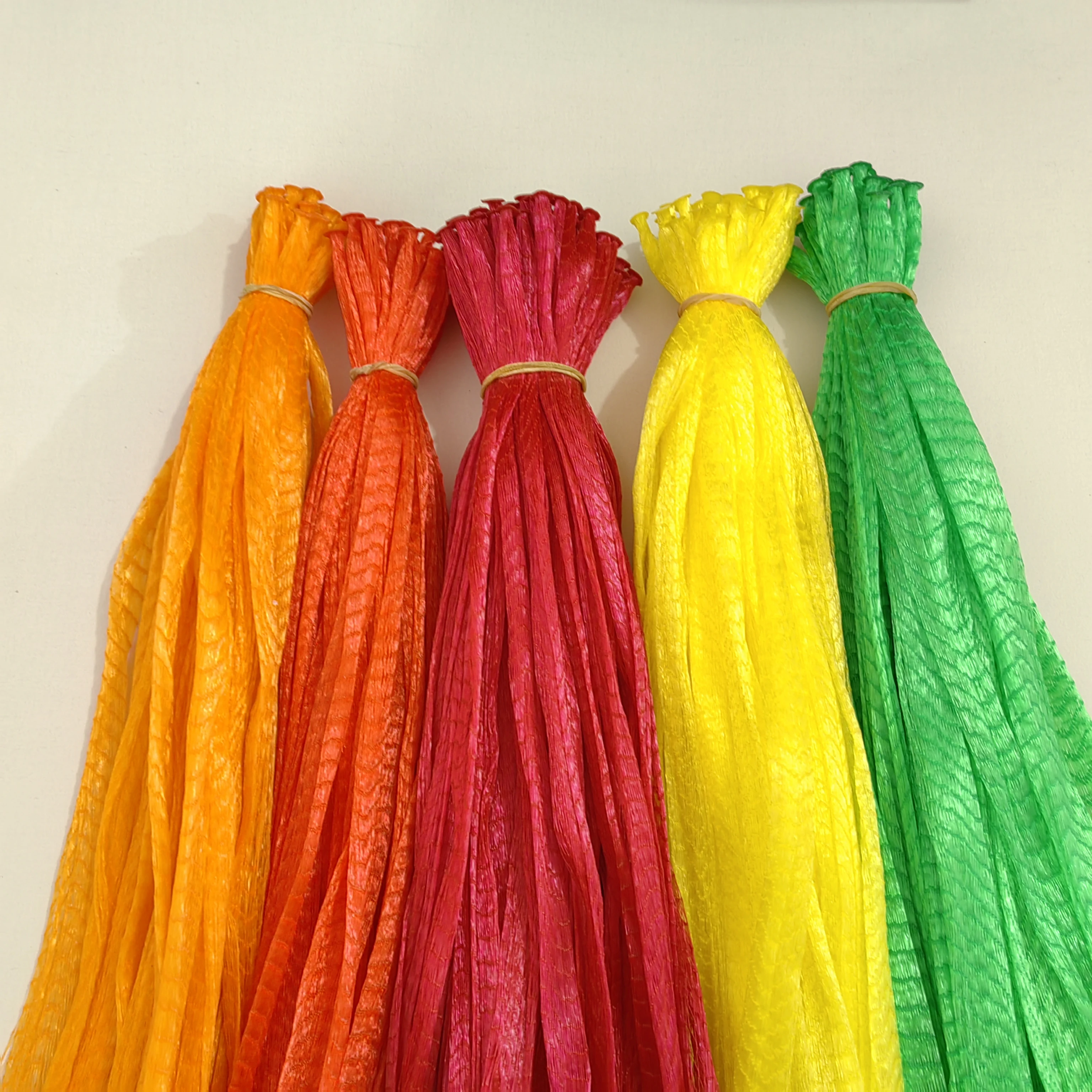 Пластиковый сетчатый мешок pp с горячим дном для всех овощей и фруктов, как капуста и лук