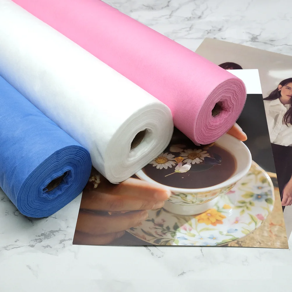 Factory Disposable Bed Sheet for Hospital Massage Medical Table Bed Sheet Nonwoven Spa Salon Bed Sheet Roll