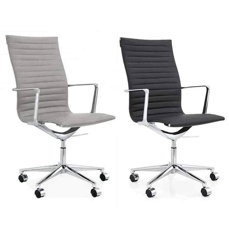 Executive Soft Pad Boss Leather Modern Swivel Economic Relaxing Home Leather Office Chair