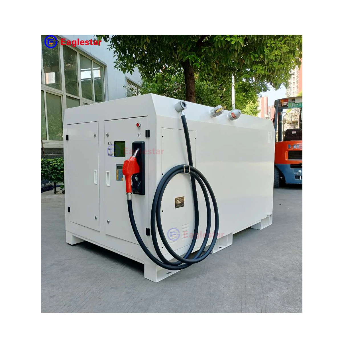 2000 L Single Nozzle Portable Diesel Container Fuel Station Mobile Fuel Dispenser Mini Micro Gas Petrol Filling Station