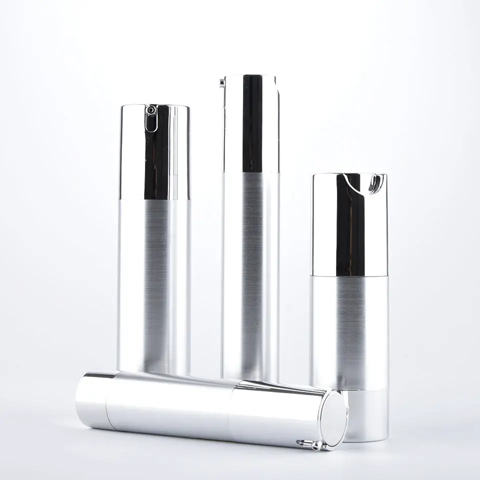 Hot Sell Manufacturers Supply  50 ml Plastic Airless Pump Bottle Serum Luxury Lotion Pump Bottle Dispenser Vacuum Airless Bottle