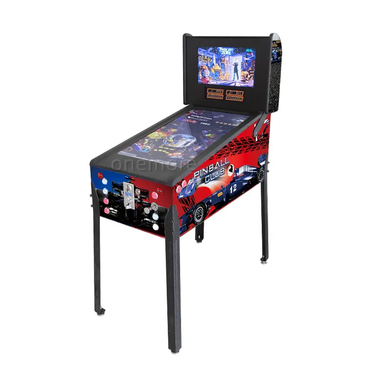 Best Popular 32 inch Mini Virtual Pinball Game Machine With High Quality LED Buttons and Pinball Plunger