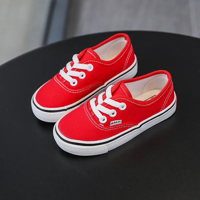 New Spring Autumn Children Flat Shoes Casual Outwear  Sports Baby Girl Boy Sneakers Canvas Shoes