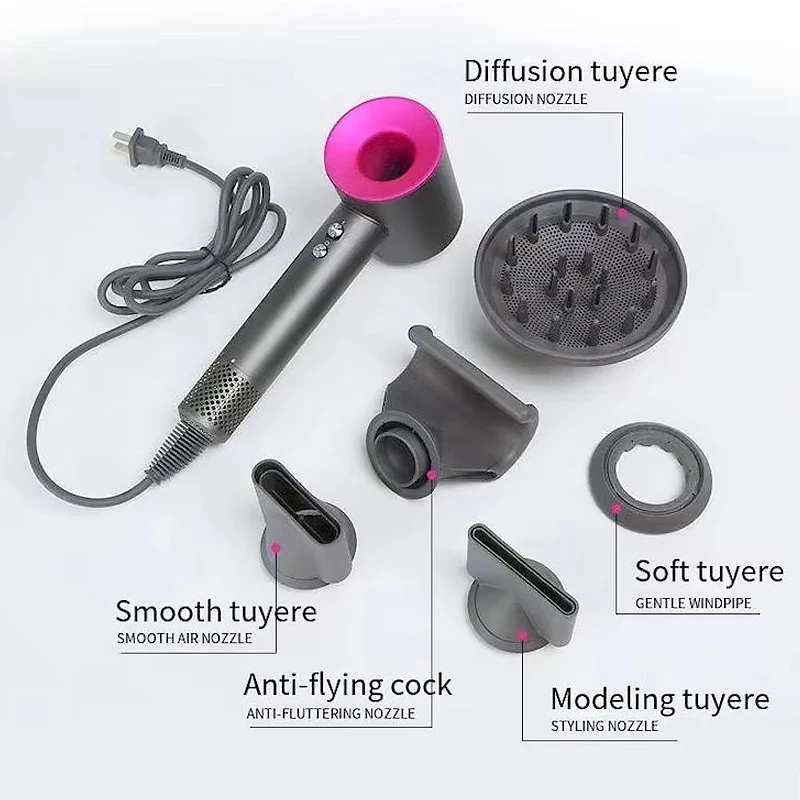 Customized Salon Lightweight One-Step High-Speed Motor 110000 RPM Hair Dryer Brushless Low Noise Negative Ionic Blow Dryer