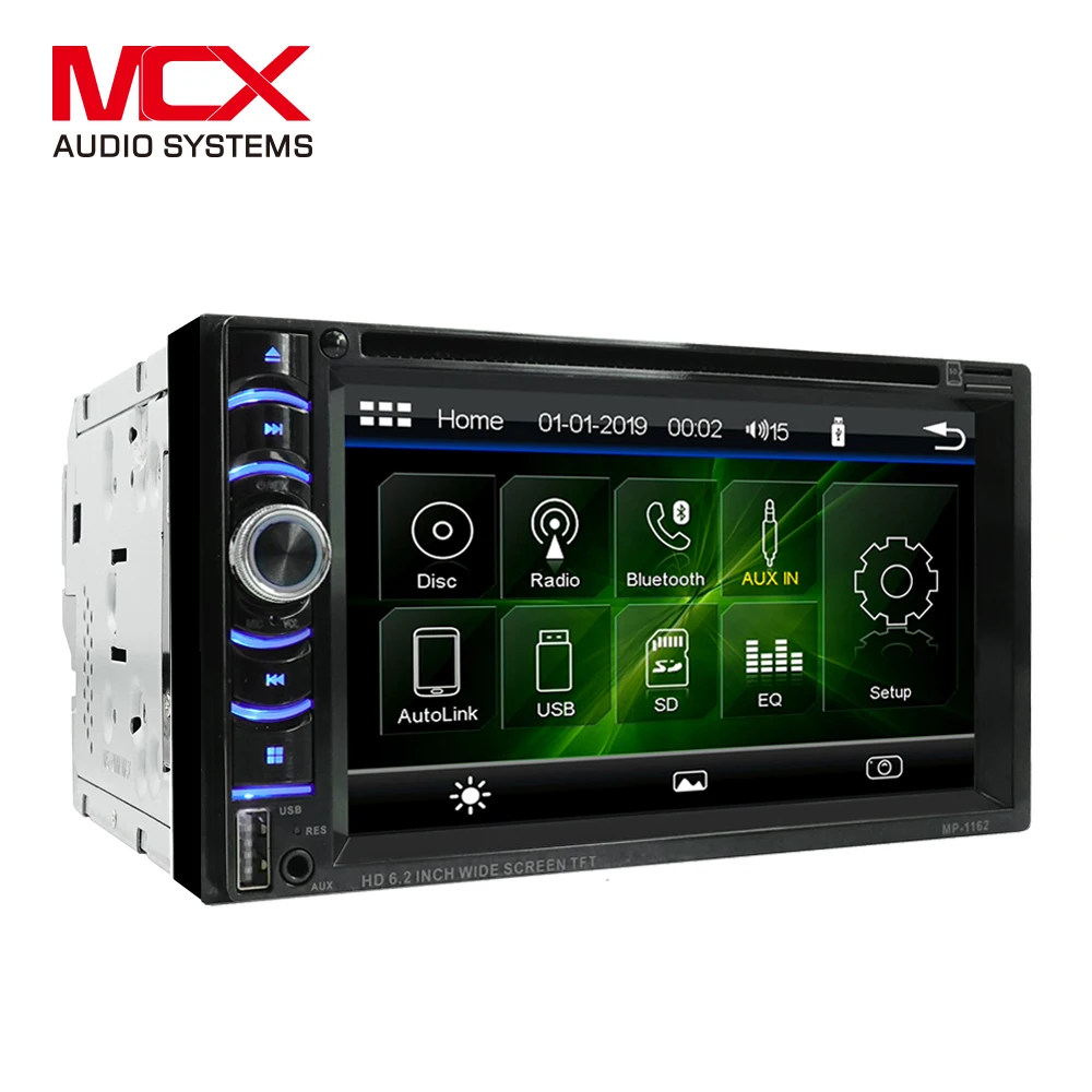 Car Dvd Radio Car Gps navigation 6.2-inch HD 2DIN Led screen monitor Mp4 Mp5 stereo system video player