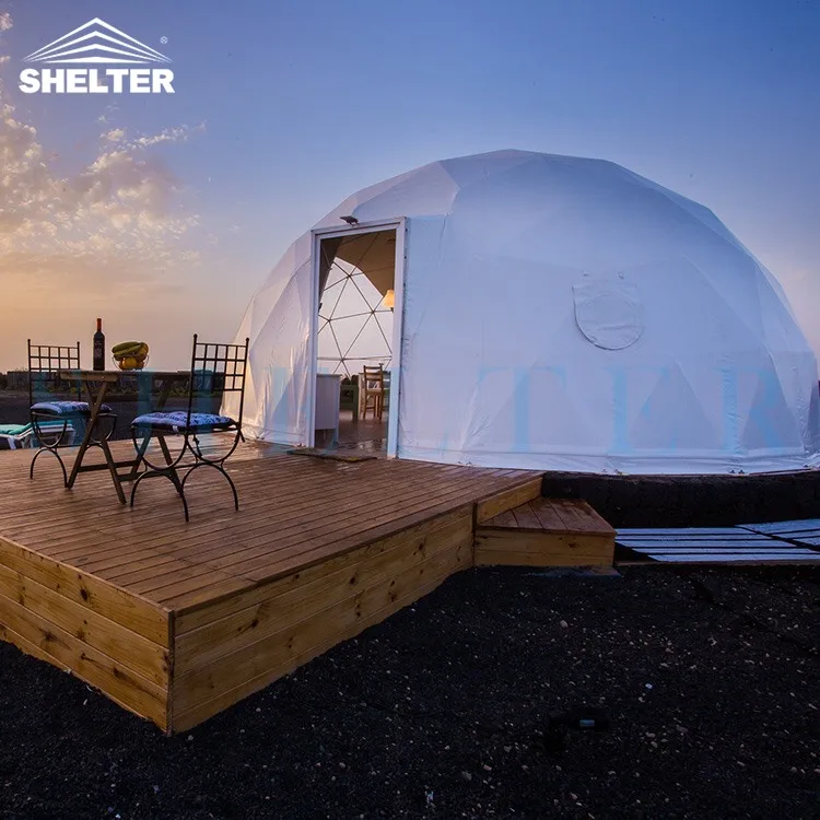 Winter Geodesic Domes Glamping 7m Igloo Dome House Outdoor