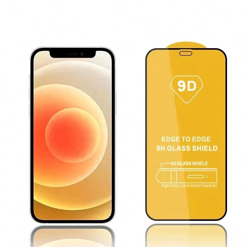 9D 21D Mobile Phone Tempered Glass Screen Protector For iphone 14 13 12 pro max protective glass Full Glue screen protector