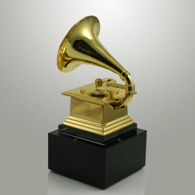 High end gramophone trophy metal award for music
