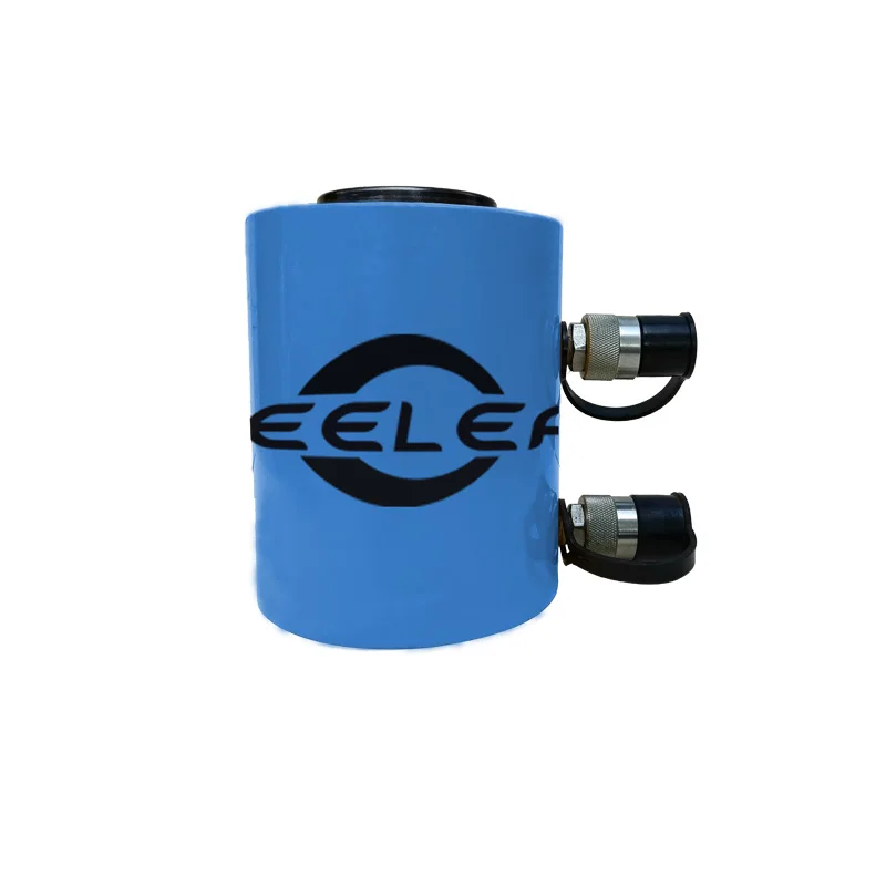 60 Tons Double-Acting Hollow Plunger Hydraulic Cylinder with 6 inch stroke for hydraulic pump double