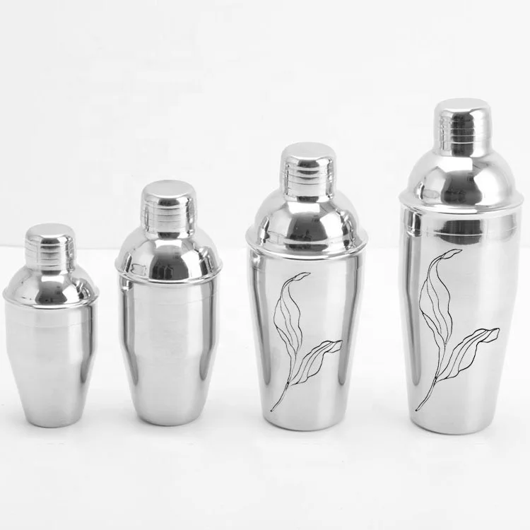 Factory Wholesale New Arrival Customizable Logo Durable 550ml Stainless Steel Cocktail Shaker