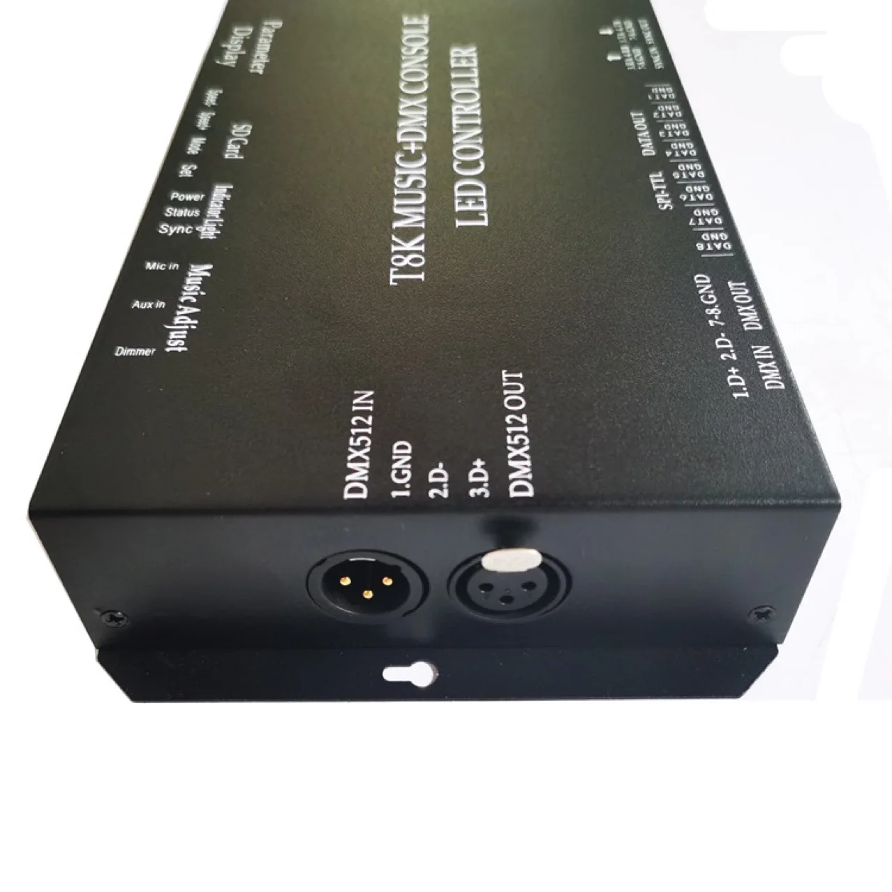 DMX512 Programmable Digital Led Light  Controller DMX Console t8k 8 channels Led Music Controller for led strip stage lighting