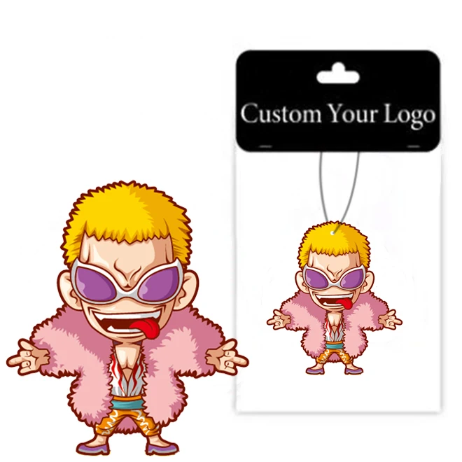 OEM  Paper Car Hanging Car Air fragrance Freshener for Different Shapes Scents personalized Premium logo