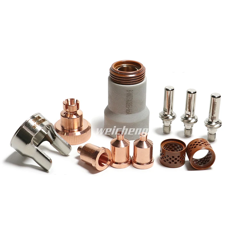 Plasma Consumable Shield Swirl Ring Retaining Cap Standoff Nozzle Electrode CNC Plasma Cutting Machine LC105 Plasma Spare Parts
