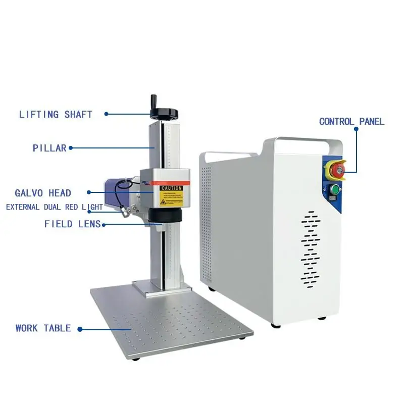 3D Mopa color JPT Raycus MAX JPT IPG M7 20w 30w 50w 60w 80w 100w gold Silver metals jewelry fiber laser Laser engraving machine