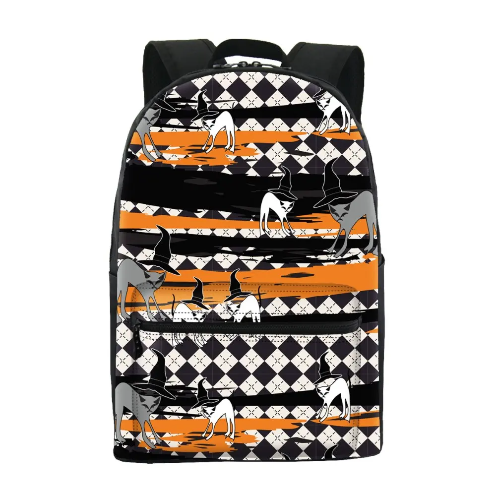 2016one2 Design Korean Style Printed High School Backpack