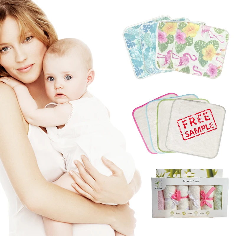 Мягкое детское полотенце, органическое бамбуковое Хлопковое полотенце для лица, детская ткань для мытья с логотипом