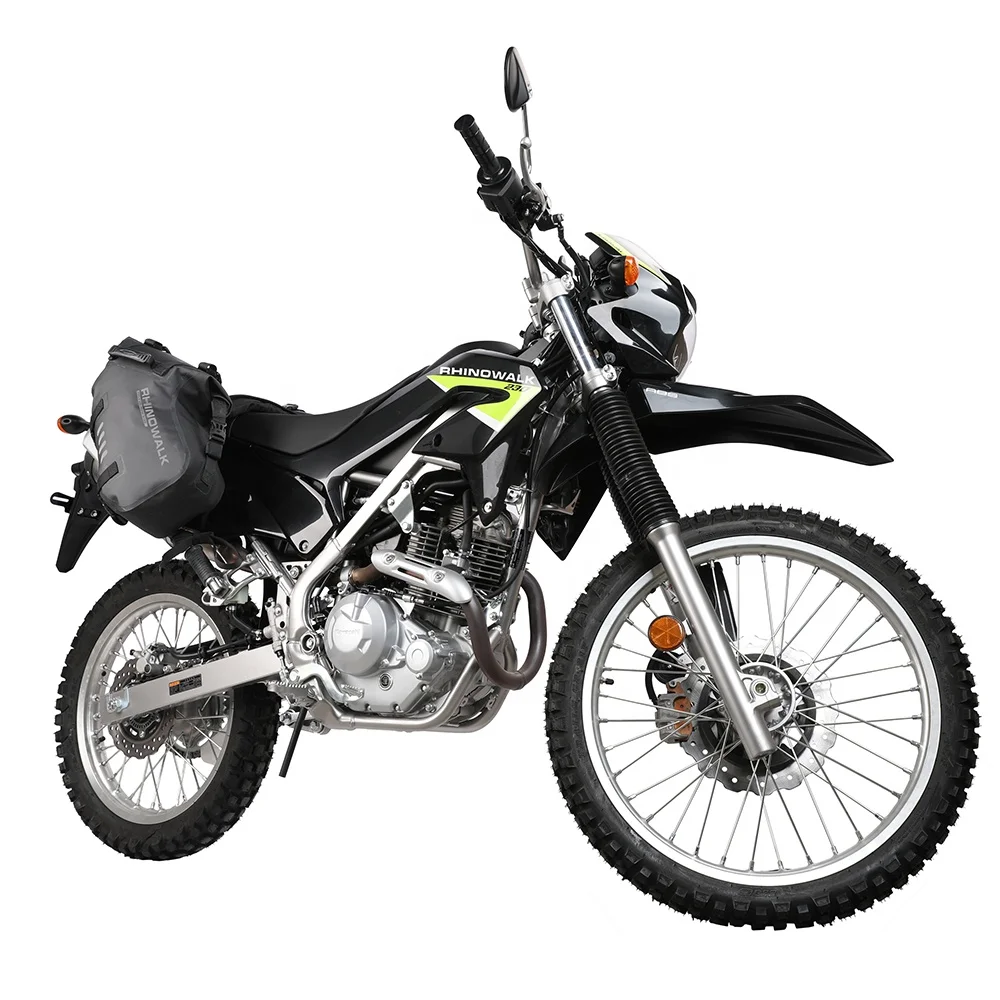 Rhinowalk 18L Rack less Pannier Saddle Soft Bags for Motorcycle Bike Outdoor Adventure Waterproof Side Motorbike Drypack