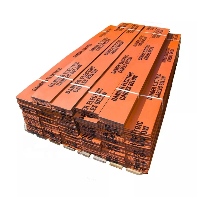 HDPE LDPE polymeric underground electrical plastic cable protection covers