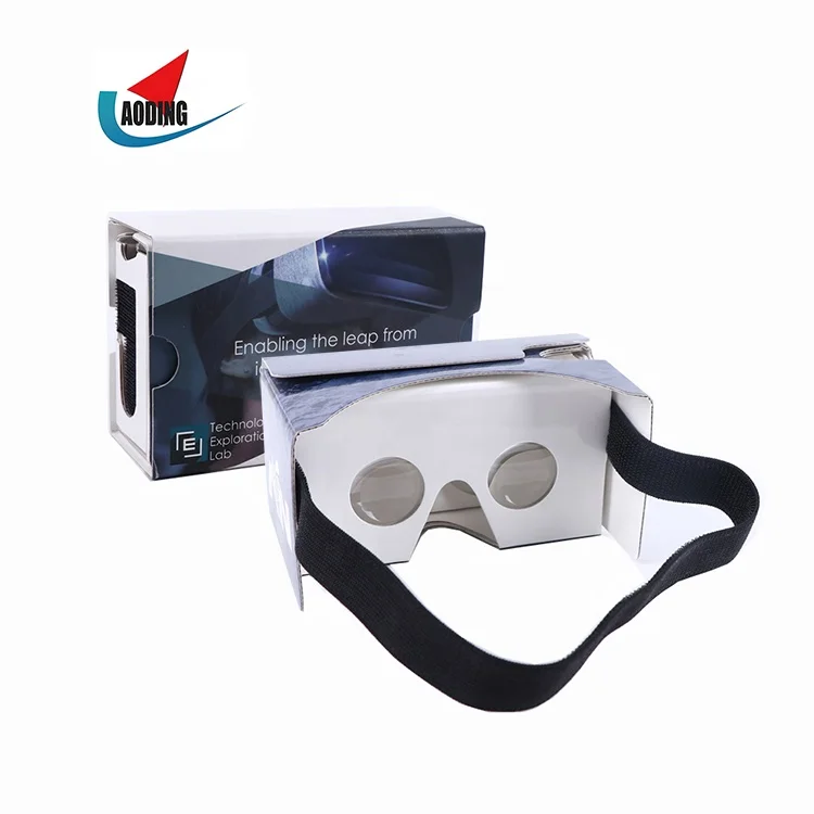 Новое поступление, Очки виртуальной реальности большого размера Google Cardboard 360, гарнитура виртуальной реальности подходит для экрана смартфона 5,5-6,5