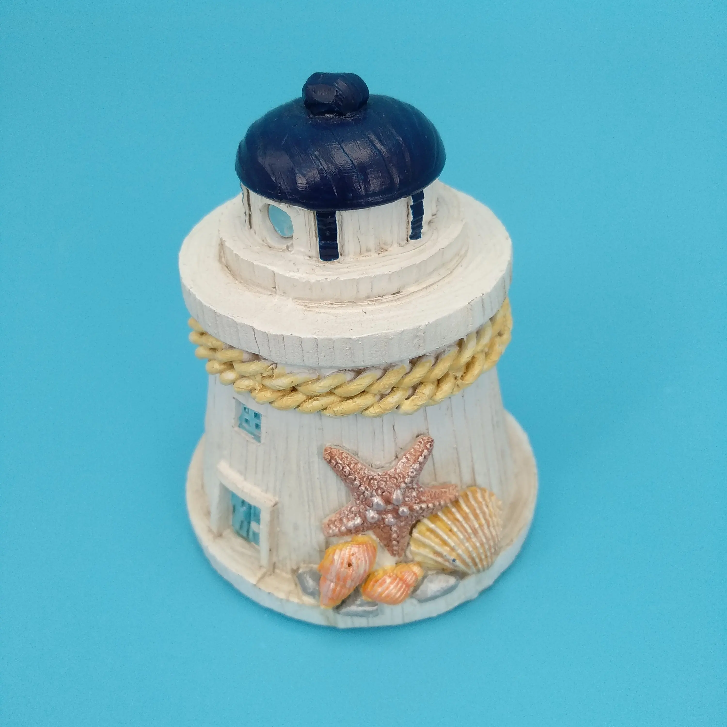 Resin Crafts Desk Decoration Home Decor Custom Polyresin Nautical Lighthouse 3D Eco-friendly Europe Xiamen Port Figurine 960pcs