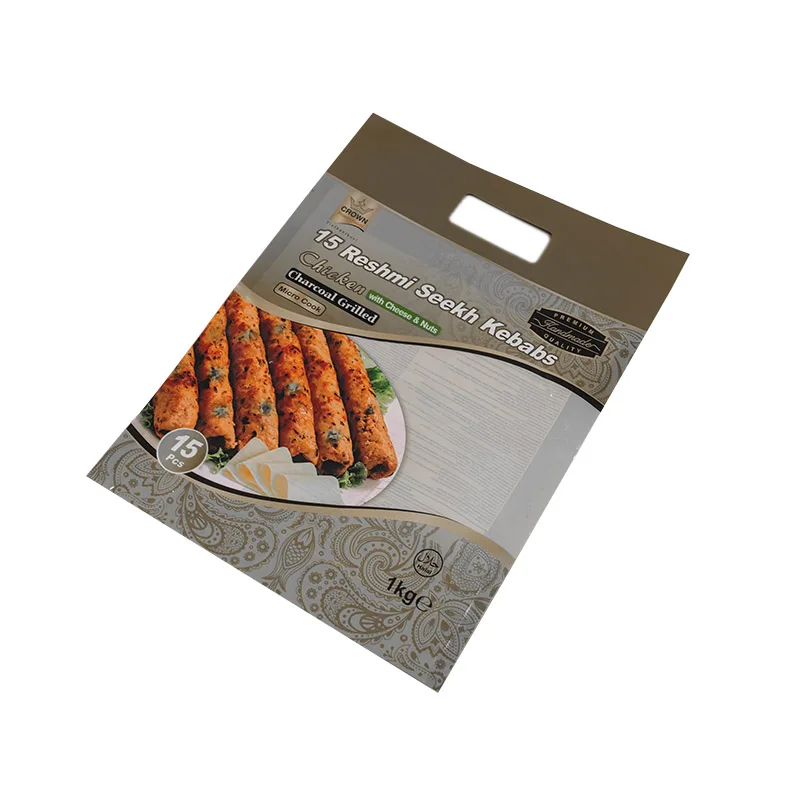 biodegradable stand up pouch for frozen food for fish chicken food packaging