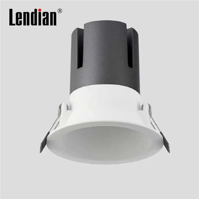 Zhongshan residential illumination modular light ip20 ip44 black 30w ceiling waterproof led cob spotlight adjustable downlight