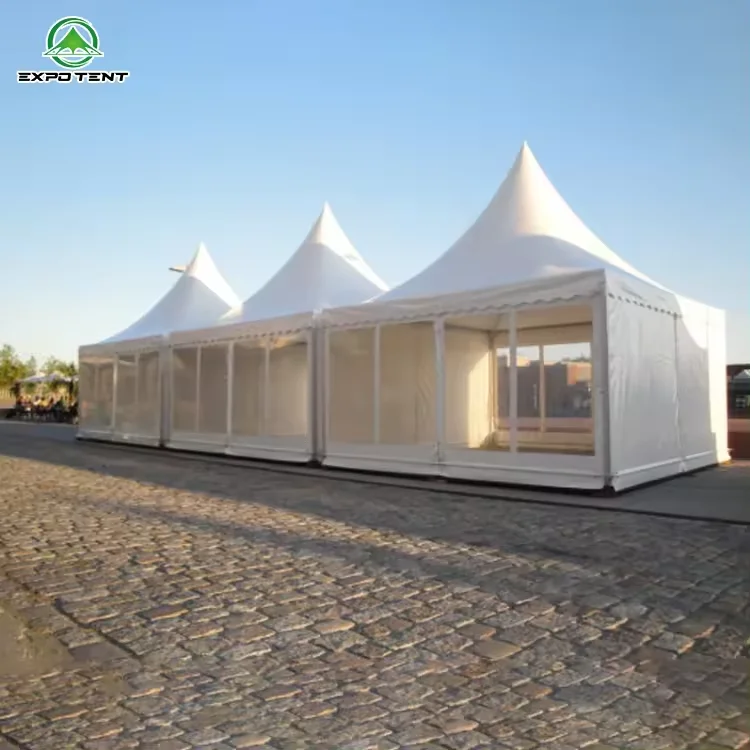 PVC Pagoda Wedding Party Tent Canopy Tent Custom Exhibition Pagoda Tent Outdoor Sport Activities