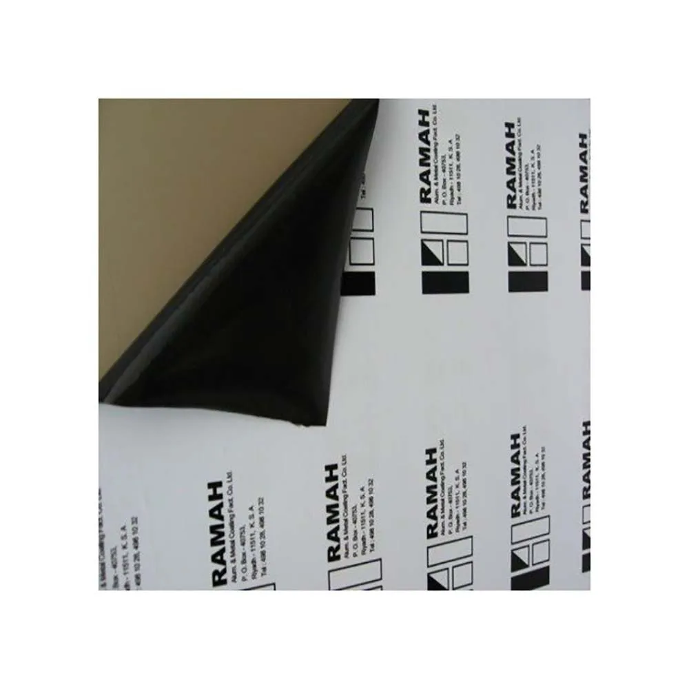 Wholesale Low Price Black And White Adhesive Pe Protective Film For Aluminum Veneer