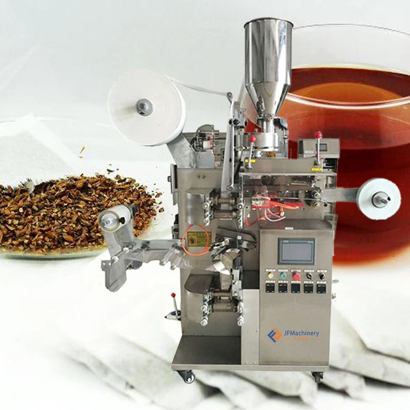 Inner and Outer Tea Bag packaging Broken Tea/Leaves Tea/Herbe  Filter Paper Bag Tea Packing Machine