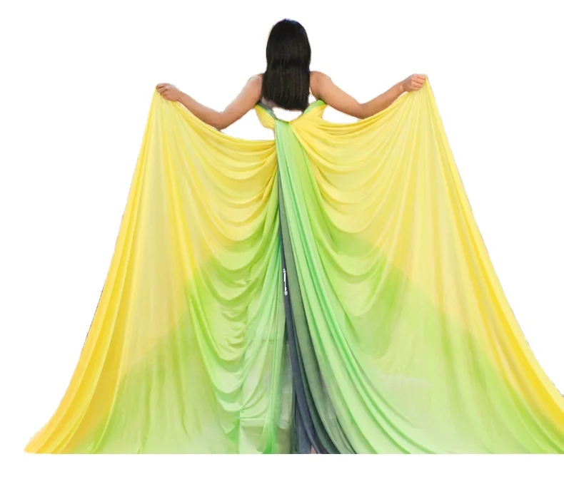 Фитнес нейлон Низкая стретч-5 м воздушный Йога гамак летающие качели антигравитации Йога воздушная гамак